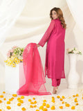 Ruby's Couture Gul-Bahar Silk Embroidered Stitched 3-Piece Suit-Zarmina