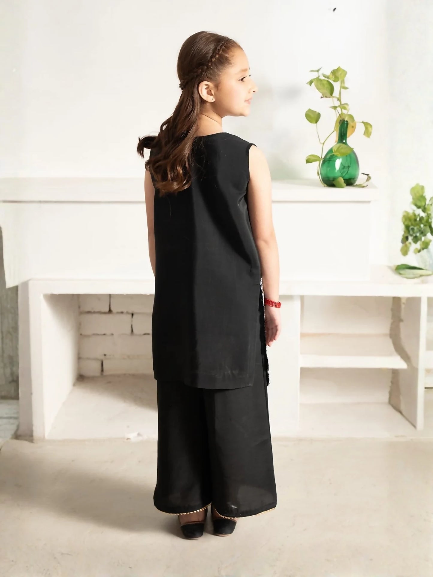 Panache Apparel Noore Eid Edit Sheesha Silk Embroidered Stitched Suit-Raha