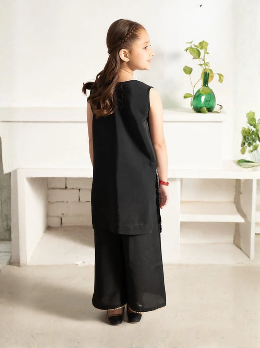 Panache Apparel Noore Eid Edit Sheesha Silk Embroidered Stitched Suit-Raha