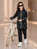 Velvour Girls Cotton Embroidered Co-Ord Set-VG214-A