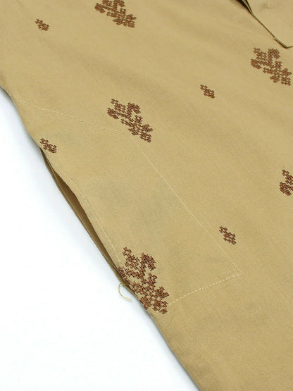 Velvour Boys Cotton Embroidered Stitched Kurta-VB151
