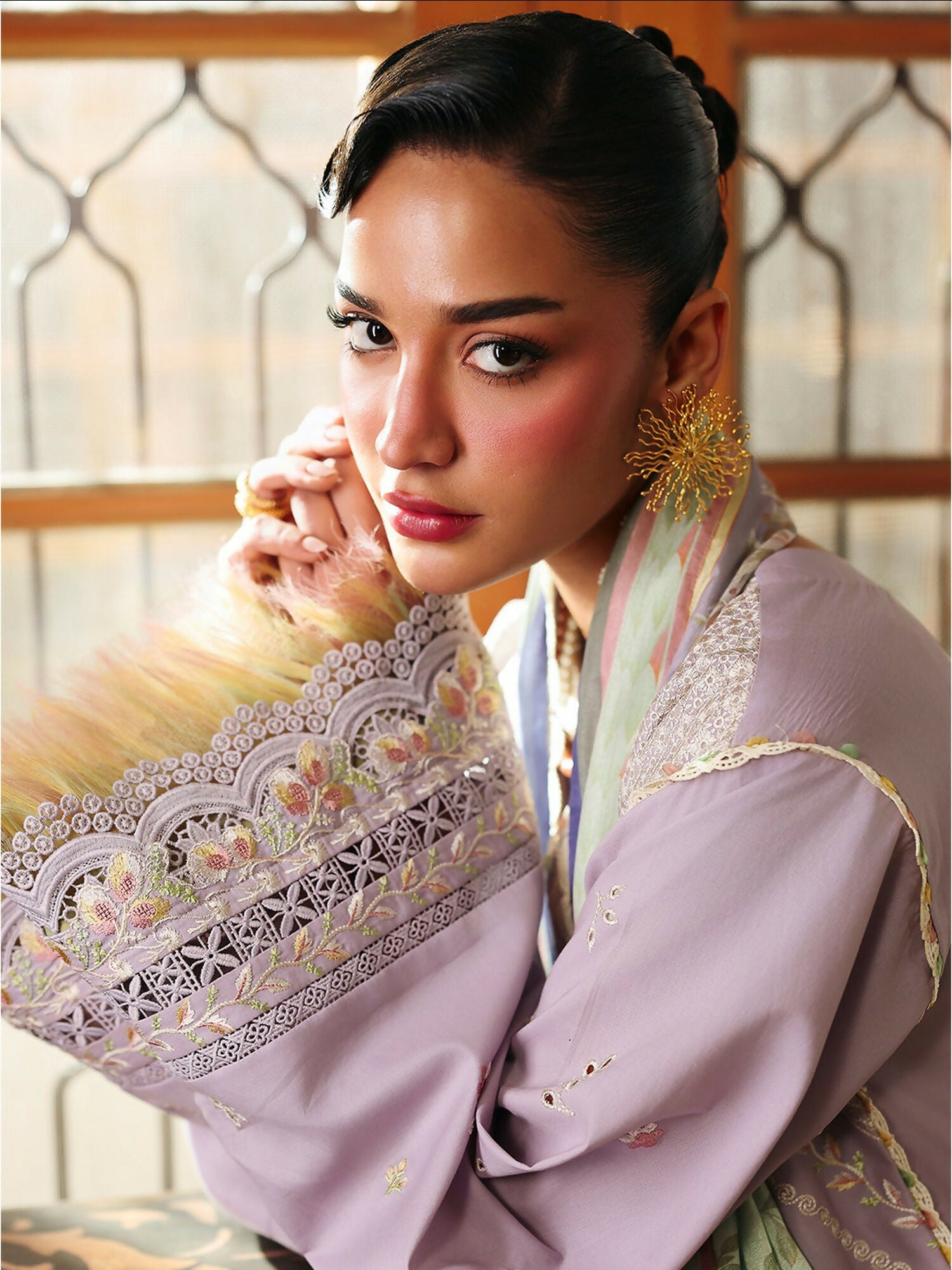 Binilyas Lumina Summer Lawn Embroidered Unstitched 3-Piece Suit-L75-A