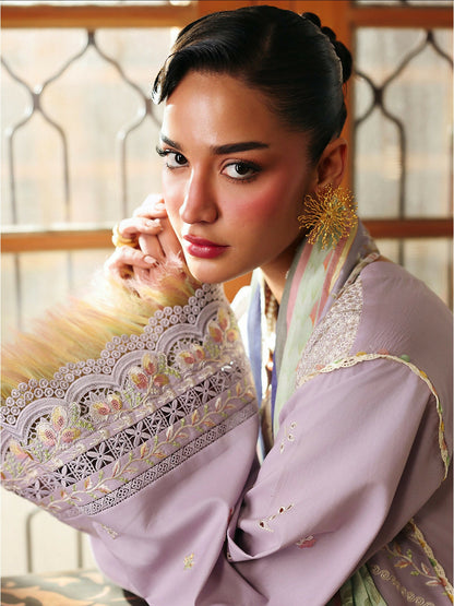 Binilyas Lumina Summer Lawn Embroidered Unstitched 3-Piece Suit-L75-A