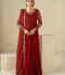 Hani & Umaima Chiffon Embroidered Stitched 2-Piece Suit-Uswa