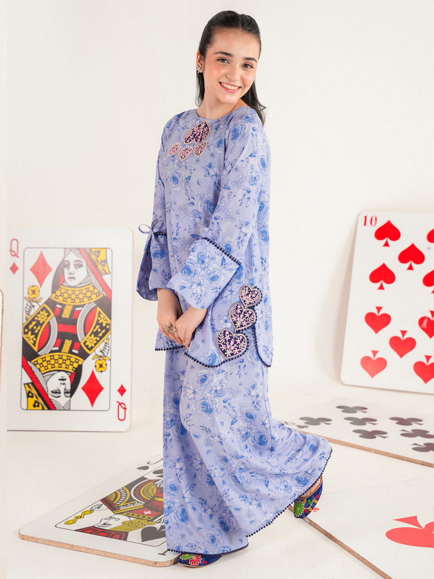 Panache Apparel Bloomie Silk Lawn Embroidered Stitched Suit-Petalie