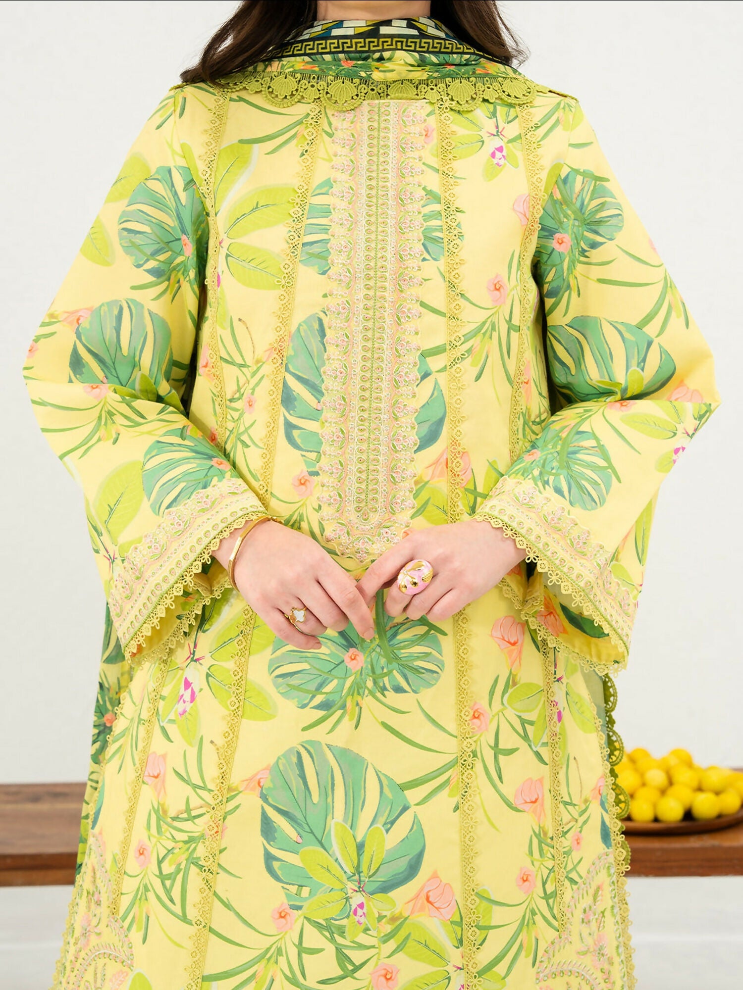 Mahnur Anaya Lawn Vol-1 Embroidered Stitched 3-Piece Suit-ANA-017