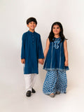 Kidoz Kloset Cotton Stitched Kurta Pajama-Pudding Pop-Boy