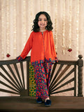 Velvour Girls Cotton Printed Co-Ord Set-VG187-A
