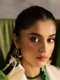 Mahnur Kaia Slub Linen Embroidered Unstitched 3-Piece Suit-K- 11
