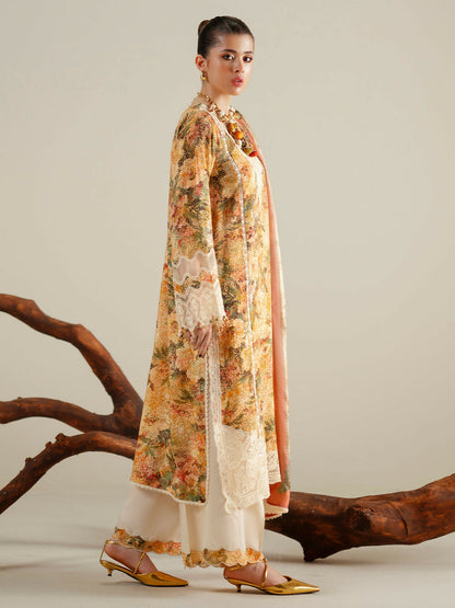 Binilyas Eres Bonita Viscose Embroidered Stitched 3-Piece Suit-1104-A