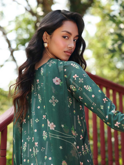 Qalamkar Qprints Lawn'26 Embroidered Unstitched 3-Piece Suit-AX-09-(B)-Greer