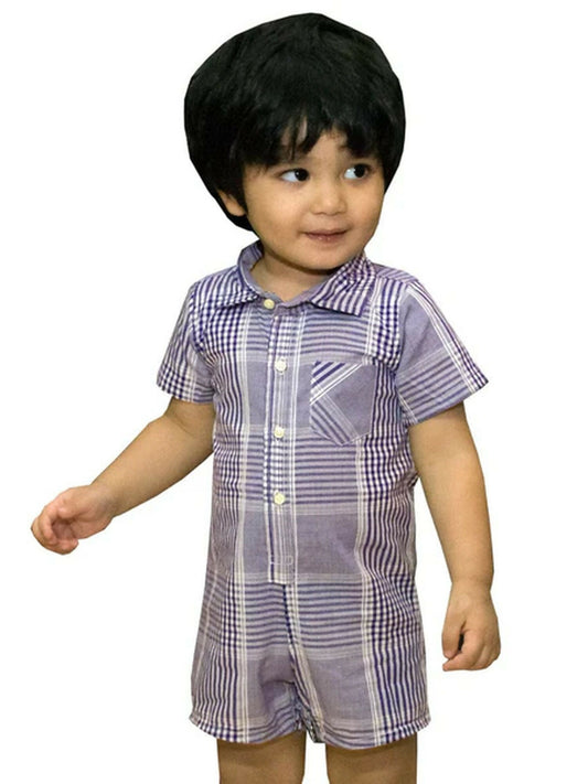 Funky's Woven Baby Romper-8820