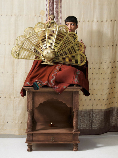 Jugnu by Hussain Rehar Khaddar Pret’26 Embroidered 2-Piece Suit-Giti