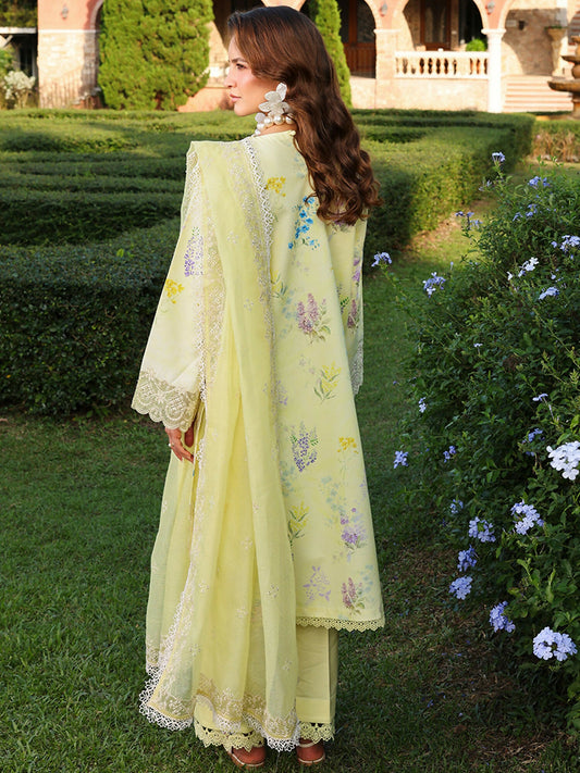 Rang Rasiya Florence Summer Edit'26 Lawn Embroidered Unstitched 3-Piece Suit-Misha