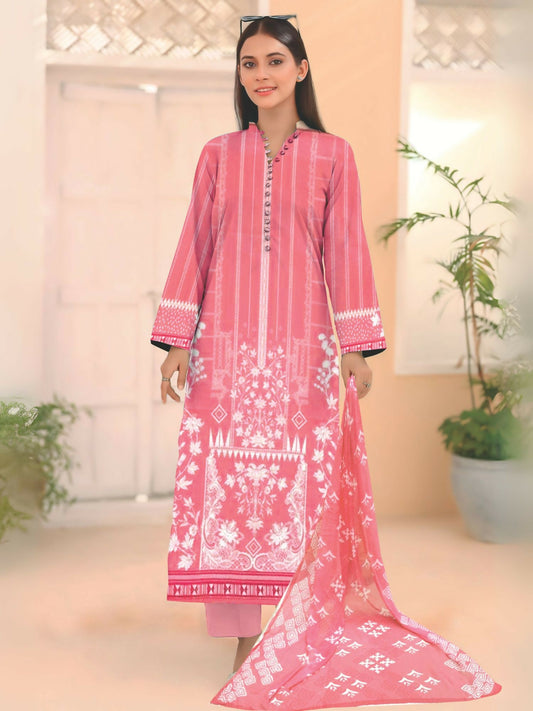 Cross Sketch Lawn Printed Unstitched 2-Piece Suit-Mahnoor
