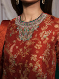 Hussain Rehar Basic Not Basic 3 Raw Silk Embellished Stitched 2-Piece Suit-Flamme