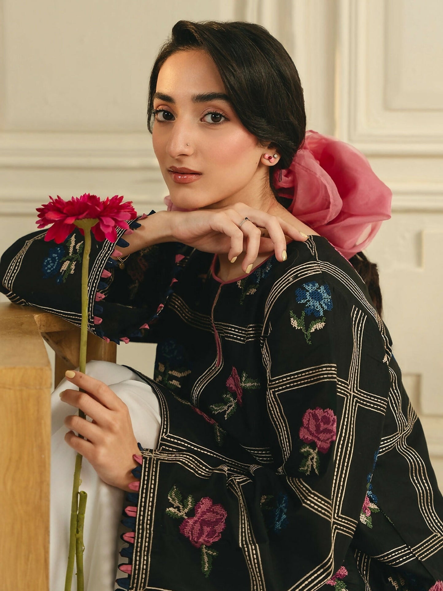 Mannat Clothing Boho Summer'26 Cotton Embroidered Stitched Suit-Veronica