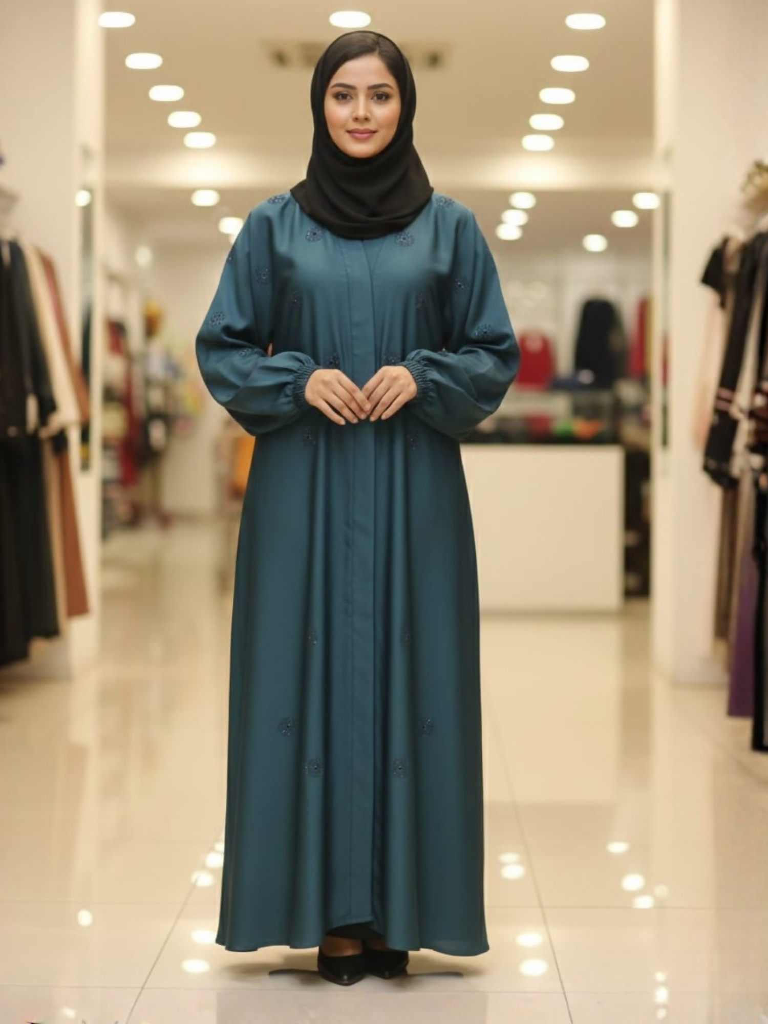 Islami Hijab Centre Haya Premium Series Imported Nida Embroidered Abaya
