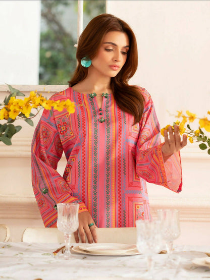 Mahnur Noir Lawn'26 Printed Unstitched 2-Piece Suit-N-01