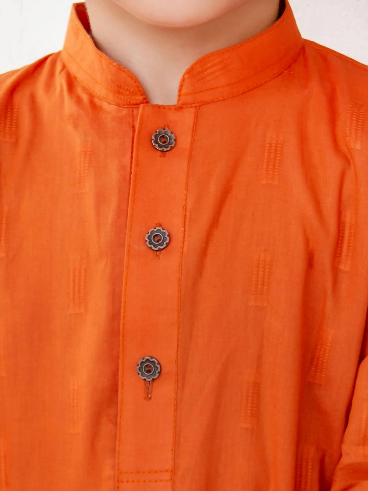 Kidoz Kloset Broshia Jacquard Kurta Pajama-Dahlia