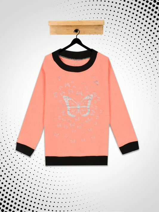 Funky's Kid's Butterfly Printed Sweat Shirt-10205