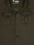 Velvour Imported Popcorn Full Sleeves Shirt-VWT40-CS