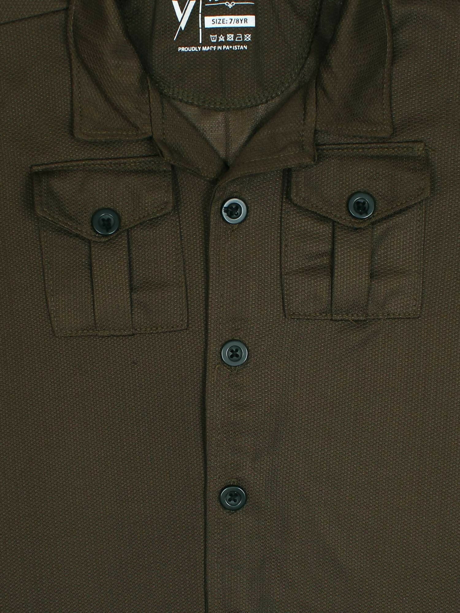 Velvour Imported Popcorn Full Sleeves Shirt-VWT40-CS