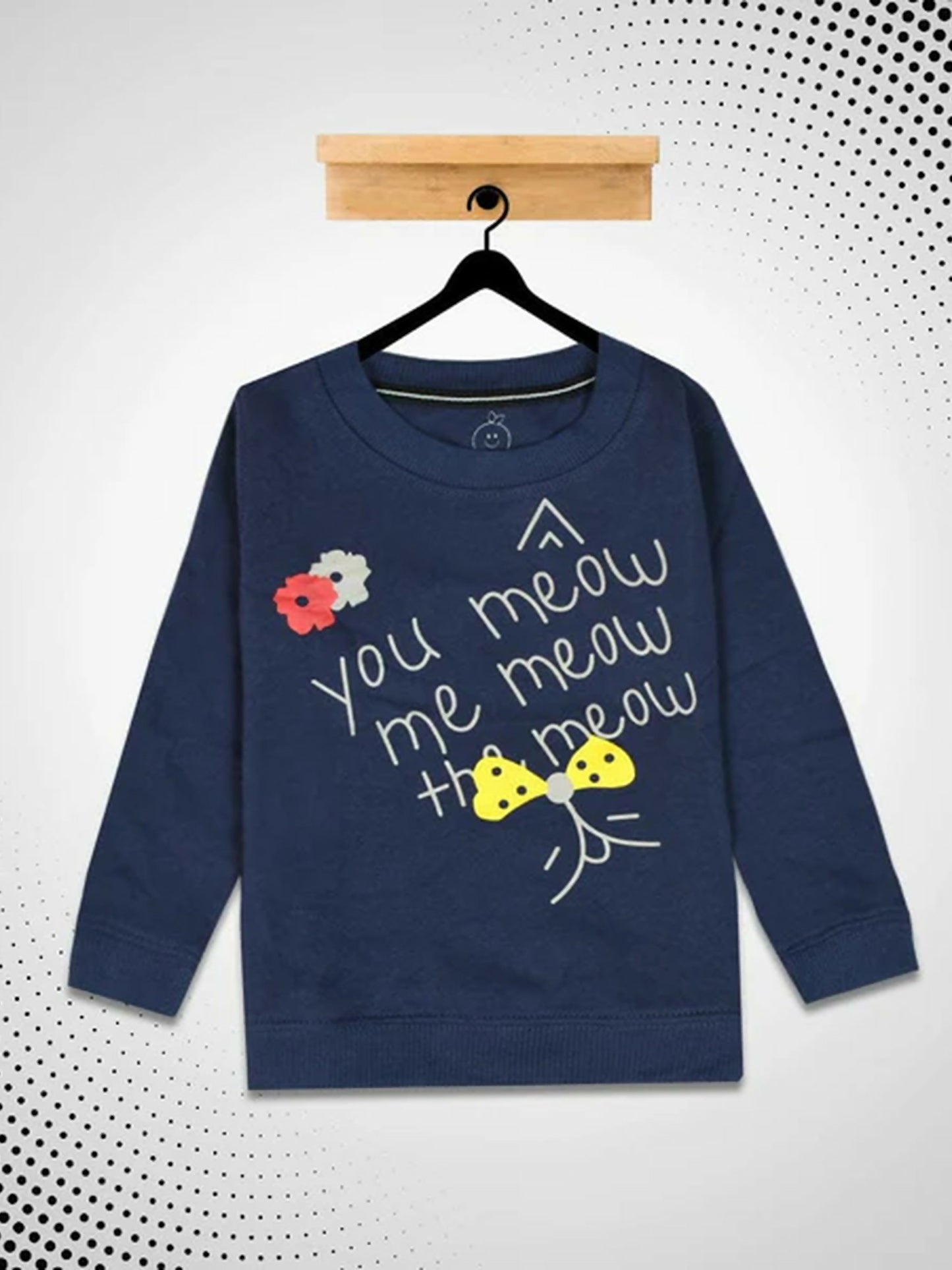 Funk'sy kid's You Meow Me Meow Printed Sweat Shirt-10184