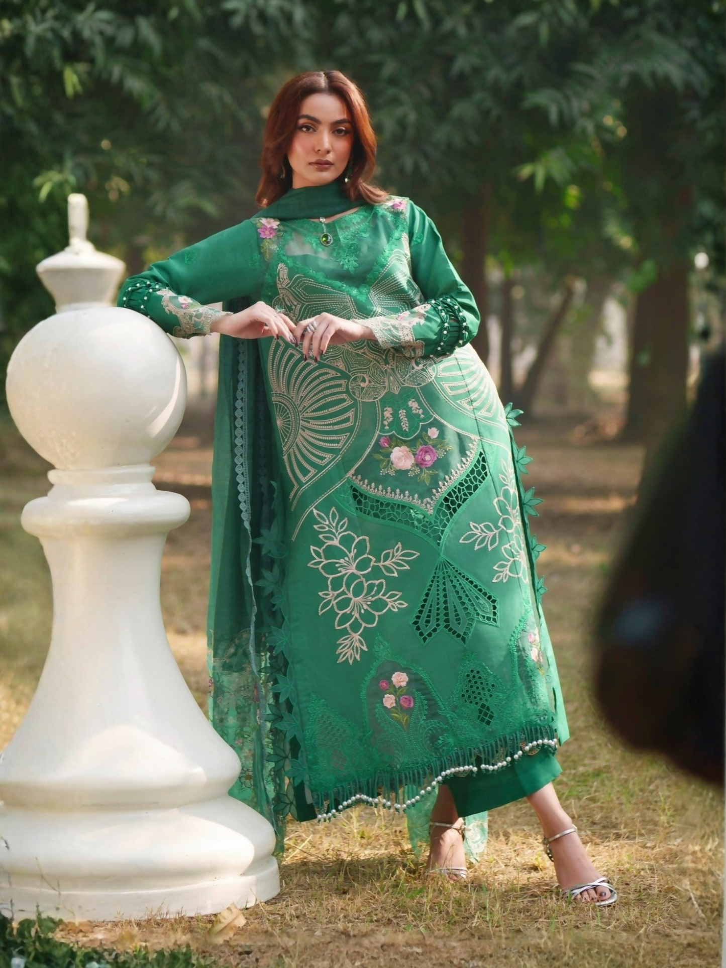 Parishay Summer Queen Lawn Embroidered Unstitched 3-Piece Suit-SQ-11