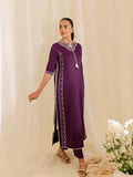Mahnur Lawn Embroidered Stitched 2-Piece Suit-Petalina