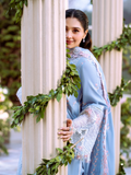 Binilyas Freesia Luxury Lawn Embroidered Unstitched 3-Piece Suit-107 - A