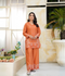 HU Studios Soléa Collection Lawn Cotton Embroidered Stitched 2-Piece Suit-Sunset Serenade