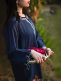 Kachy Dhaagy Lawn Embroidered Stitched 2-Piece Suit-Amal