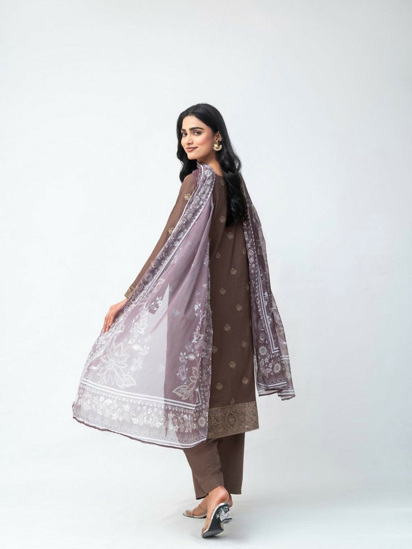 Imran Aftab Isla Winter Khaddar Embroidered Unstitched 3-Piece Suit-IAKC-UF-24