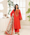 Stylish Collection Serene Summer Linen Embroidered Stitched 3-Piece Suit–Urge