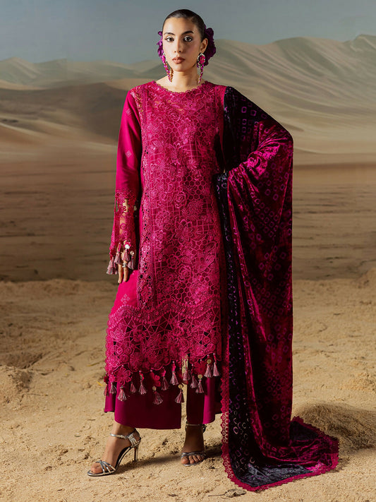 Mahnur Amelia Kotrai Embroidered Stitched 3-Piece Suit–CK-011