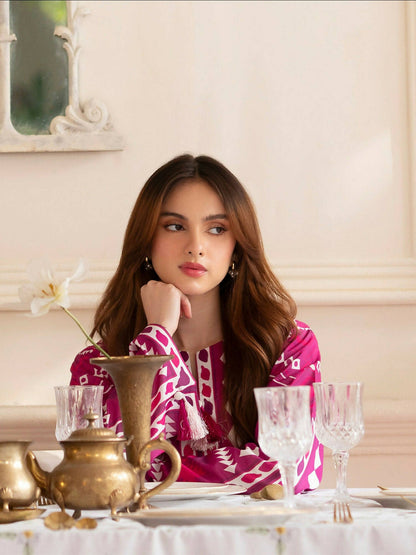 Mahnur Noir Lawn'26 Printed Unstitched 2-Piece Suit-N-04