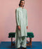 Hussain Rehar Basic Not Basic IV Raw Silk Embellished Stitched 2-Piece Suit-Artic