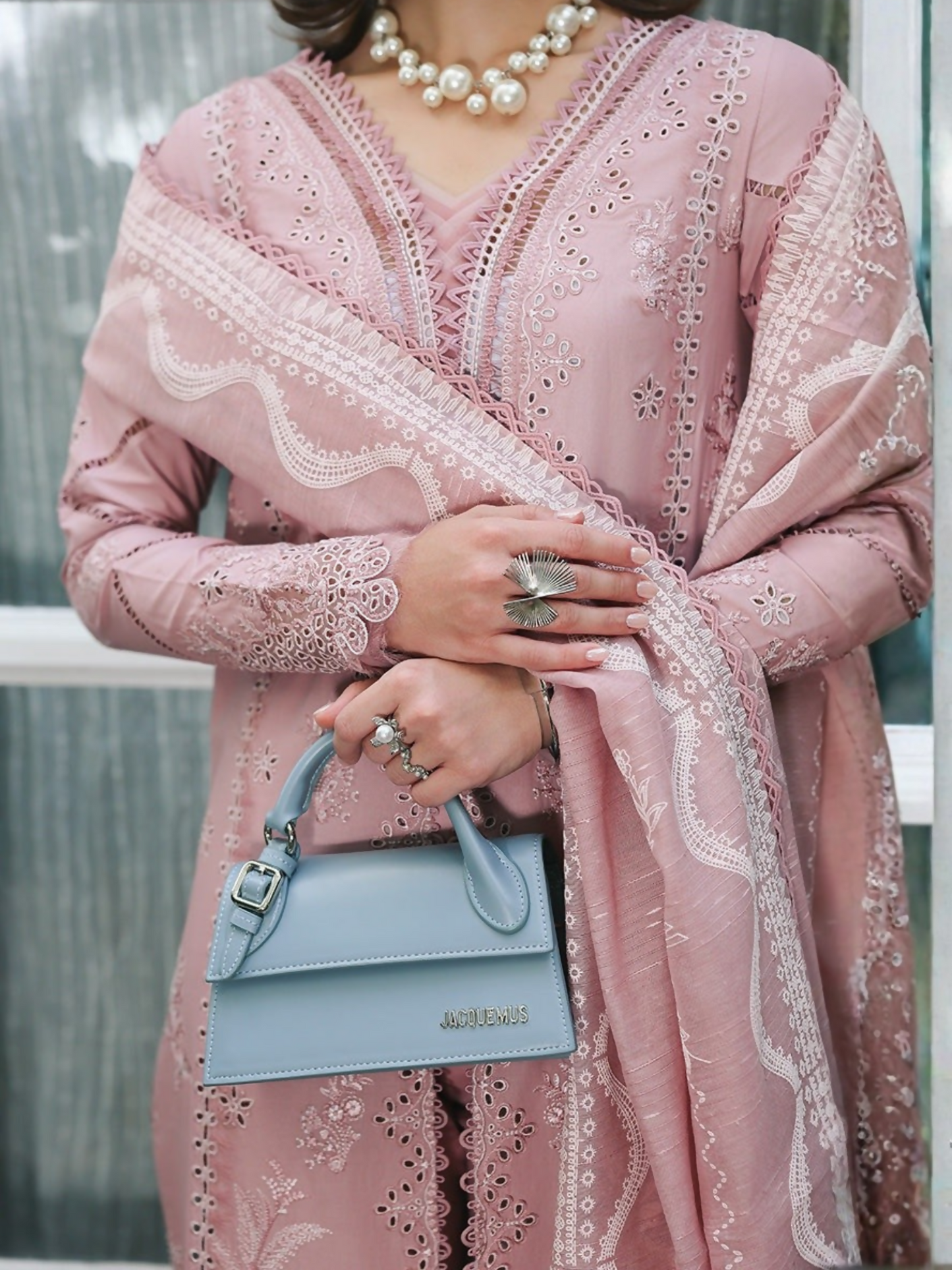 Qalamkar Qline Lawn Drop-1 Embroidered Unstitched 3-Piece Suit-RP-06-Noore