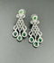 H&A Jewellery One Carat Silver Rhodium Plated Earrings