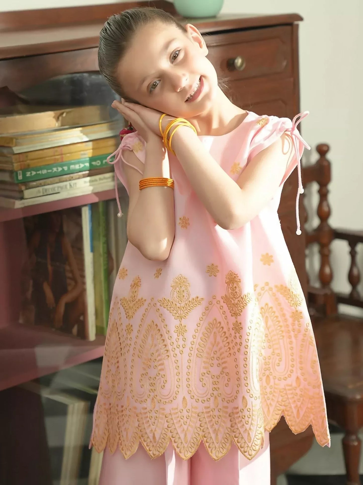 Panache Apparel Noore Eid Edit Cotton Embroidered Stitched Suit-Laadli