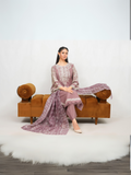 Siraphina Lawn Embroidered Stitched 3-Piece Suit-Serenity