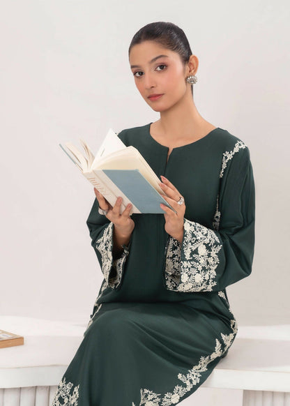 Stylish Collection Aaraish Linen Embroidered Stitched 2-Piece Suit–Margarita