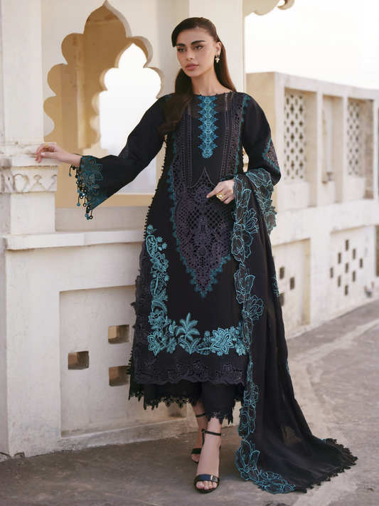 Parishay Shangrila Lawn Embroidered Unstitched 3-Piece Suit-SLA-03