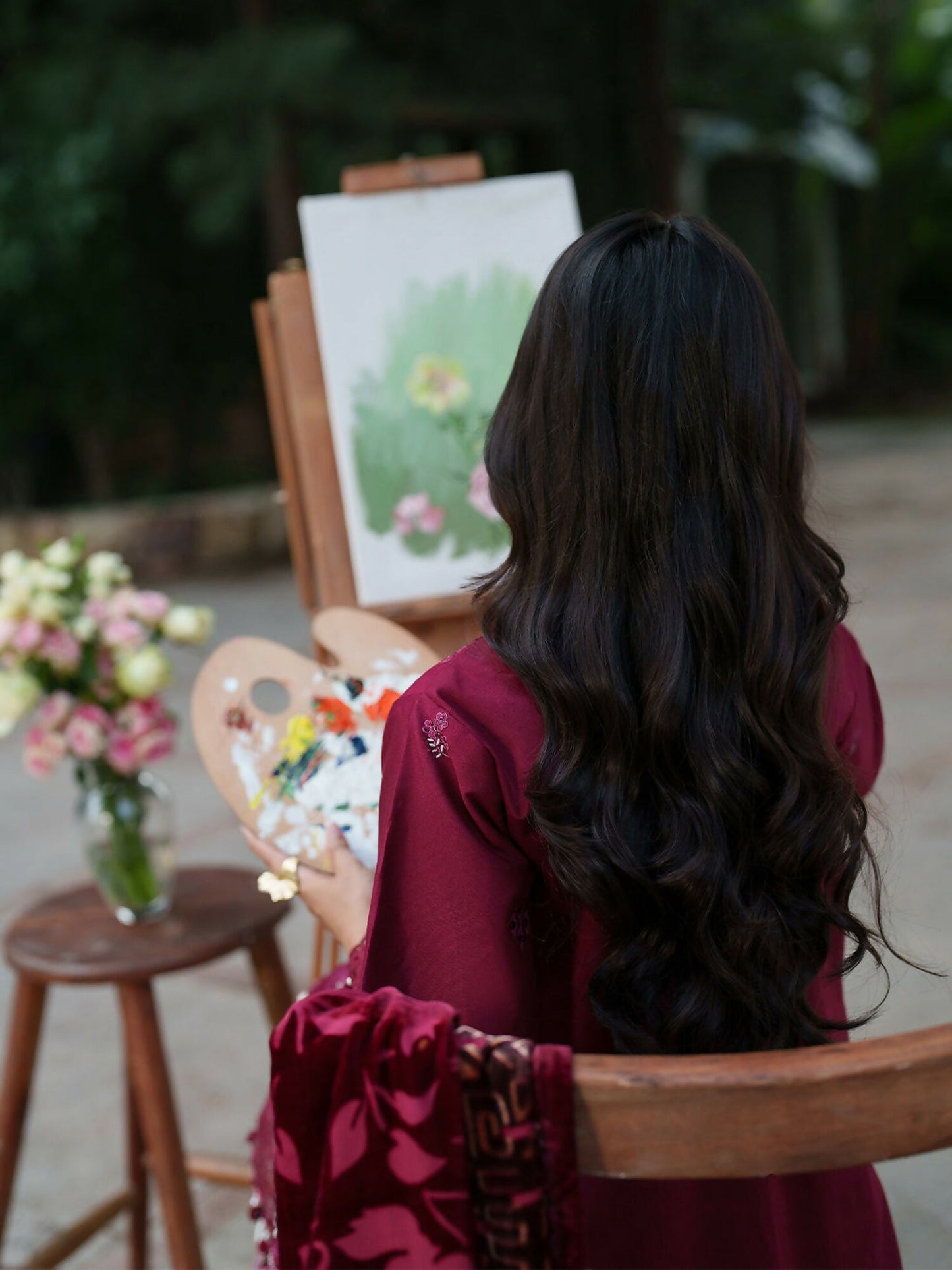 Parishay Panache Winter Corduroy Embroidered Unstitched 3-Piece Suit-PNE-09