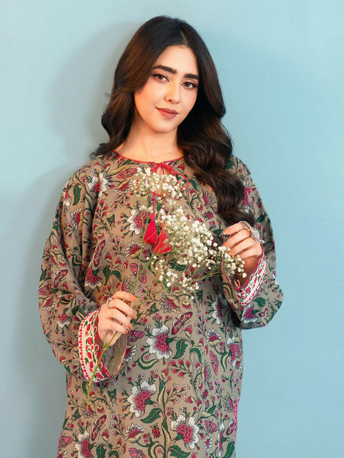 Panache Apparel Dear Summer Silk Lawn Printed Stitched Suit-Leafline