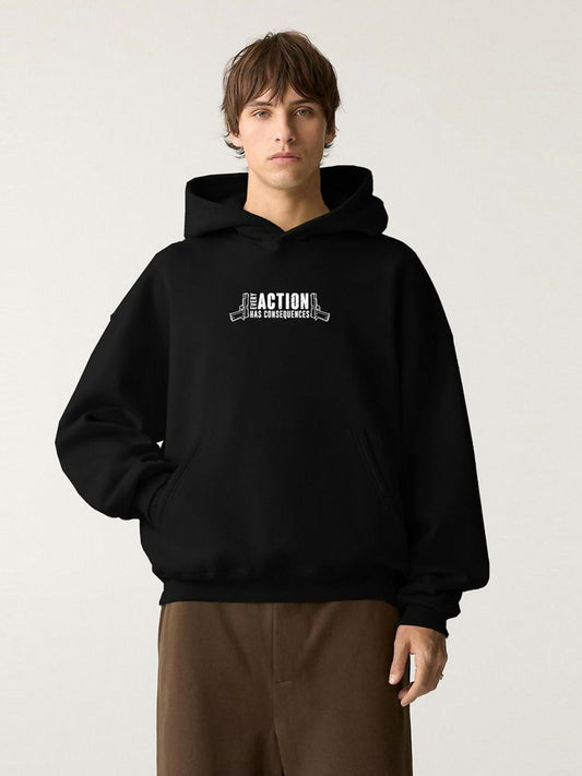 Jupiter Oversized Action Printed Hoodie-15053