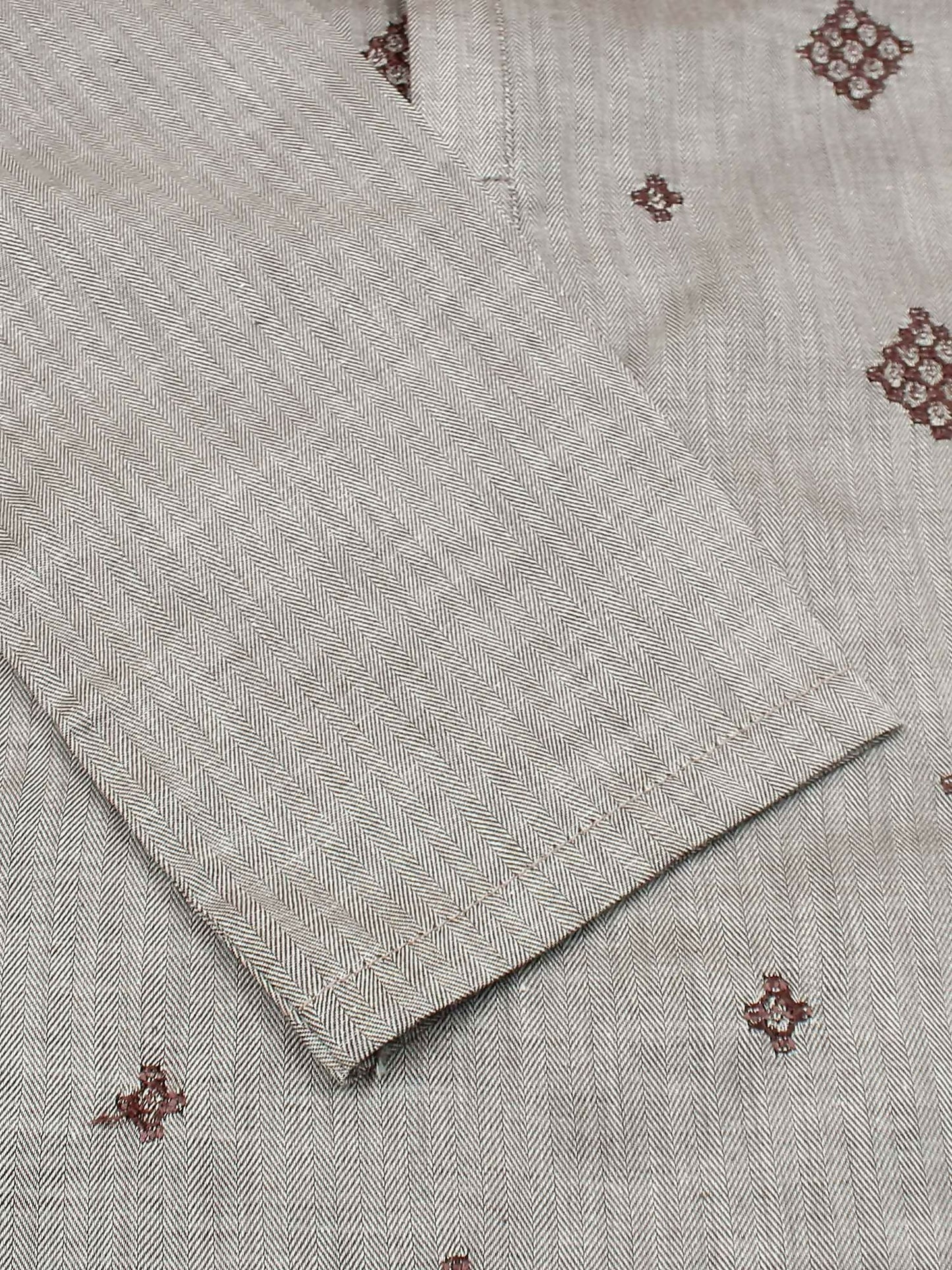 Velvour Boys Cotton Embroidered Stitched Kurta-VB196-K
