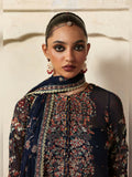 Hussain Rehar Massarat Festive Unstitched'25 Raw Silk Embroidered 3-Piece Suit-Rabab
