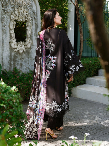 Mushq A Moi Luxury Lawn Embroidered Unstitched 3-Piece Suit-Gentle Breeze